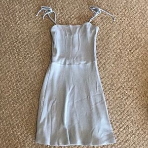 Reformation Ribbed Mini Dress